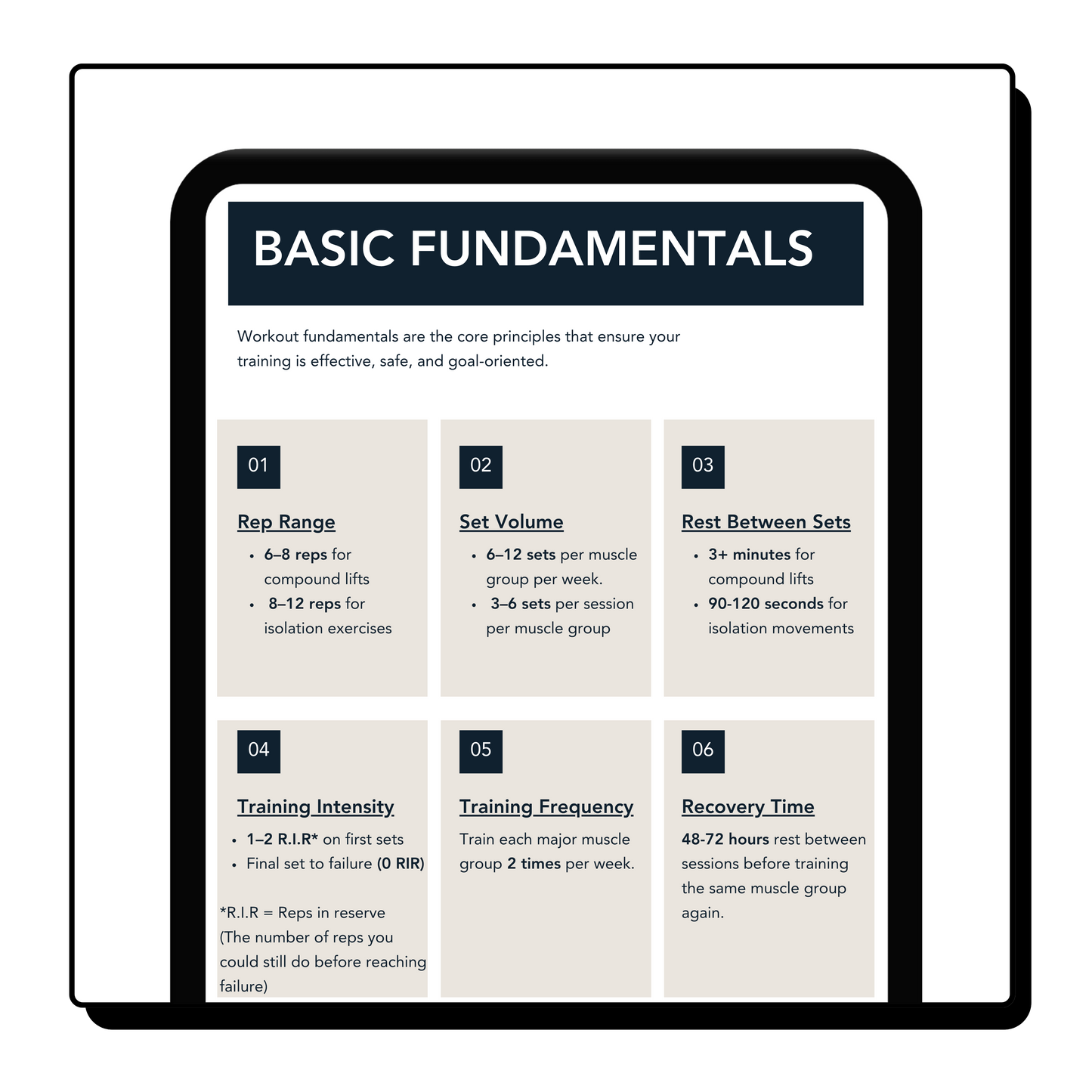 The Essential Training Program